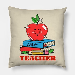 Art Teacher Back to School Pillow