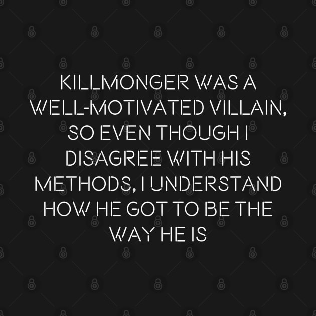 Well-Motivated Villain - Killmonger by Shades of Awesome