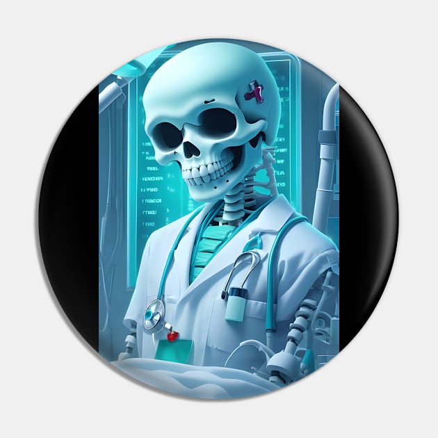 Cute skeleton doctor Pin by Spaceboyishere