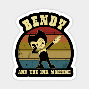 Funny Bendy And The Ink Machine Vintage Magnet