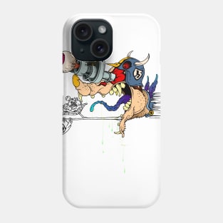 skater turtle bike light Phone Case