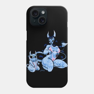 Devilish Blue Phone Case