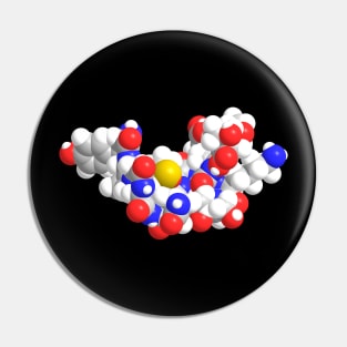 Alpha Endorphin Molecule Chemistry Pin