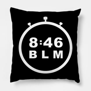 8:46 BLM (stopwatch) Pillow