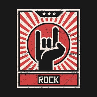 Rock | Punk Rock Propaganda Poster T-Shirt