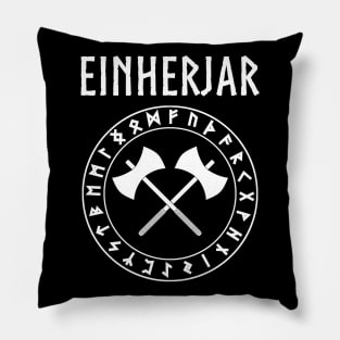 Einherjar Viking Warrior Odin's Chosen Pillow