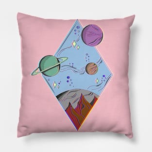 Weird galaxy Pillow