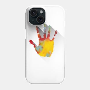 Painted hand Phone Case