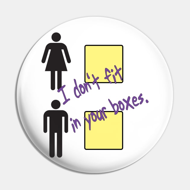 Gender Non-Binary Pin by candhdesigns