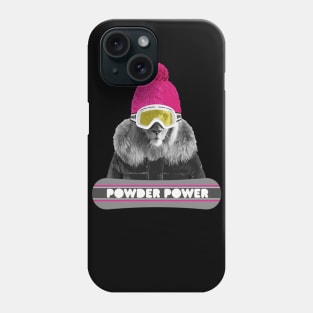 Snowboarder Lion Phone Case