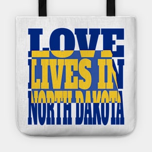 Love Lives in North Dakota Tote