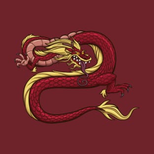 Red Chinese Dragon T-Shirt