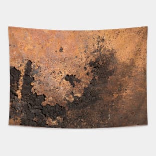 Orange texture burnt Tapestry