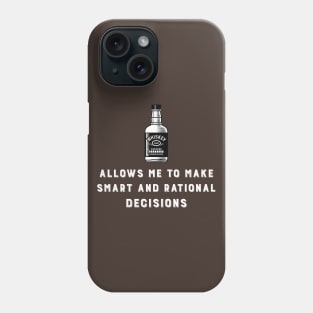 Whiskey and Decisions Phone Case