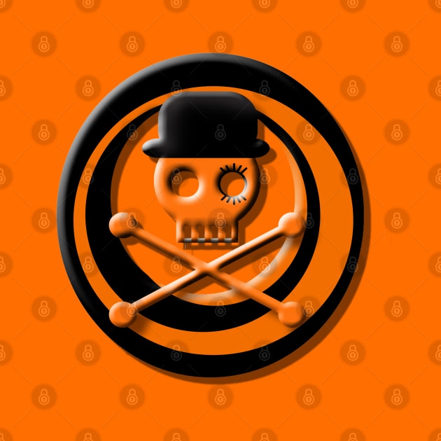 Orange Skull Clockwork by PrivateVices