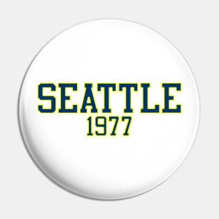 Seattle 1977 (Home) Pin