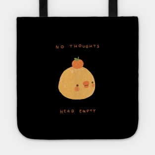 no thoughts head empty Tote