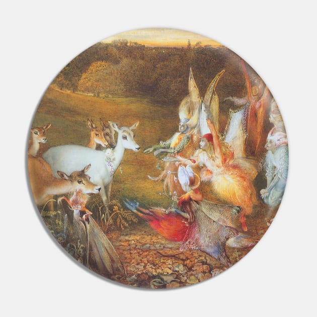 Enchanted Forest by John Anster Fitzgerald Pin by MasterpieceCafe