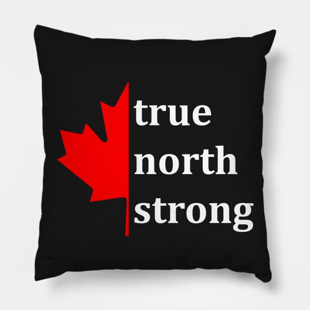 True North Strong, 3 Pillow by inkandespresso7