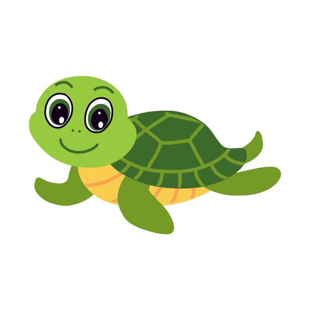 Green Turtle by thewishdesigns