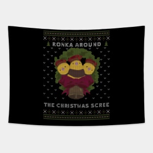 Ronka Around Ugly Christmas Sweater Tapestry