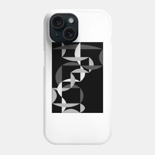 Black and White graphic Phone Case