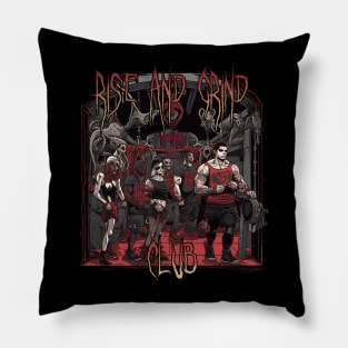 Rise and Grind Club Pillow