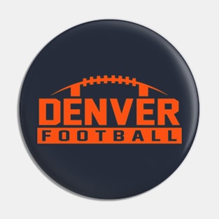 Denver Football Pin