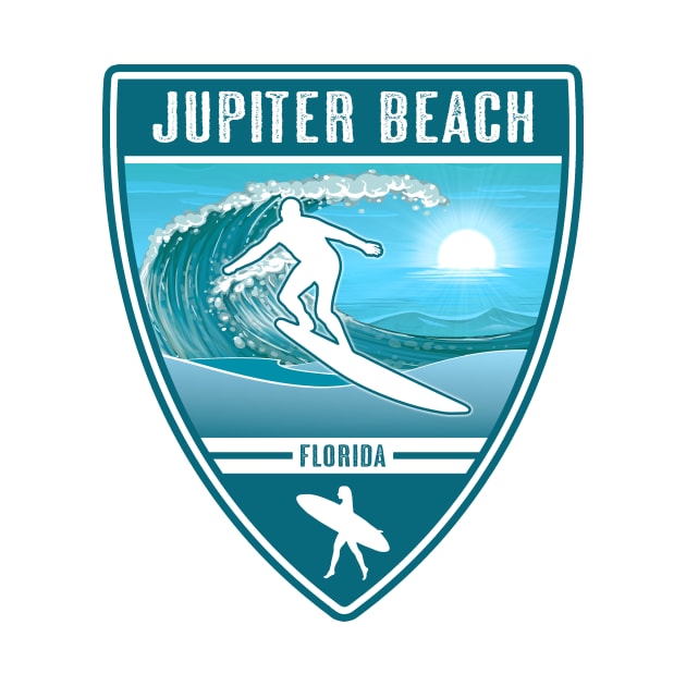 Surf Jupiter Beach Florida by Jared S Davies