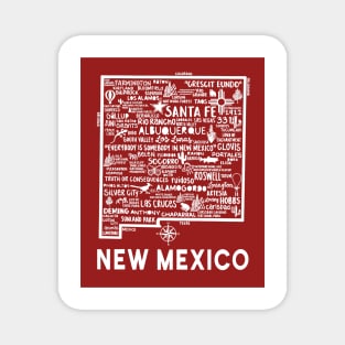 New Mexico Map Magnet