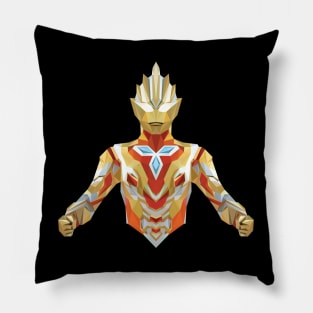 Ultraman Trigger, Glitter Trigger Eternity (Low Poly Style) Pillow