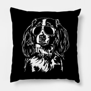 Funny Proud Kooikerhondje sunglasses cool dog Pillow