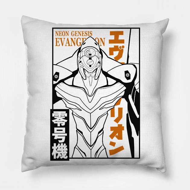 Eva 00 Evangelion Pillow by paisdelasmaquinas