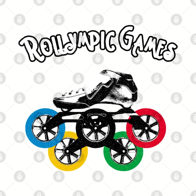 Rollympic Games. Speed Roller Blades Skates Fan. by W.Pyzel