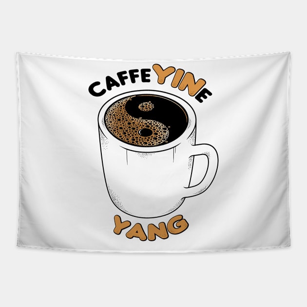 Yin Yang Coffee Tapestry by UmbertoVicente