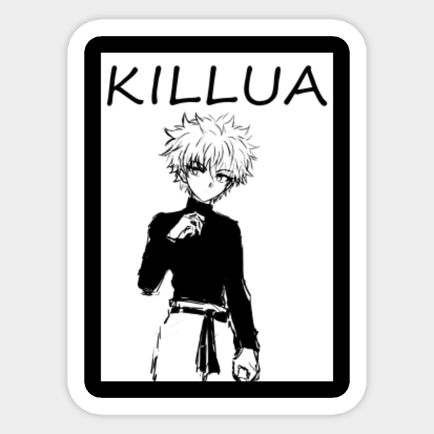 Killua Godspeed Hunter X Hunter Sticker Teepublic Killua Godspeed Hunter X Hunter Sticker Teepublic