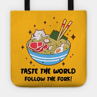 Food bloggers taste worlds Tote