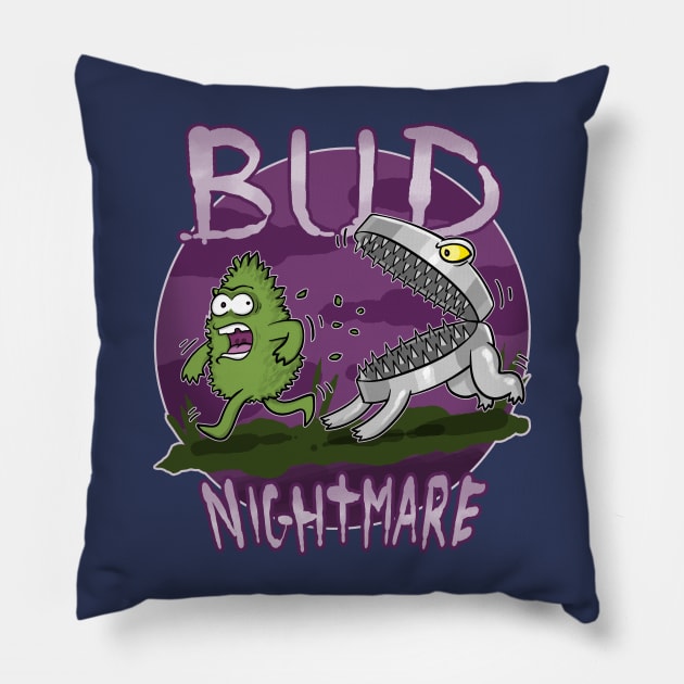 Bud Nightmare Pillow by Andriu