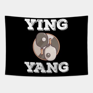 Ping Pong Table Tennis Tabletennis PingPong Yin Yang Ying Tapestry