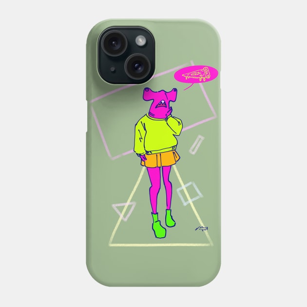 Anchovy Pizza Phone Case by rapidpunches