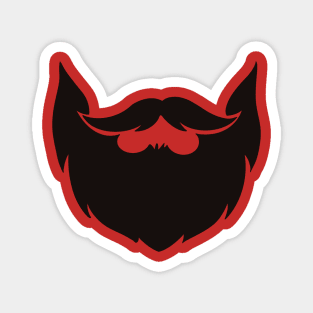 BEARD BLACK Magnet