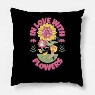 In love with flowers Pillow