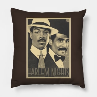 retro art (exlusive) brown cream harlem night Pillow