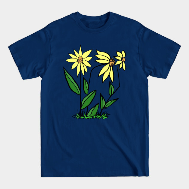 Disover Daisies in the wind - Tshrits - T-Shirt