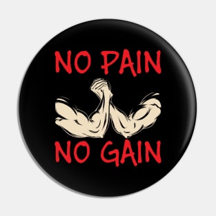 No pain no gain - Crazy gains - Nothing beats the feeling of power that weightlifting, powerlifting and strength training it gives us! A beautiful vintage design representing body positivity! Pin