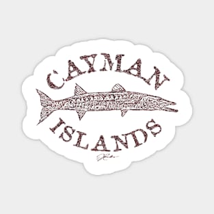 Cayman Islands Great Barracuda Magnet