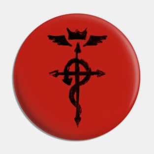 Flamel cross Pin