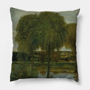 Along the Erie Canal by Arthur Bowen Davies Pillow