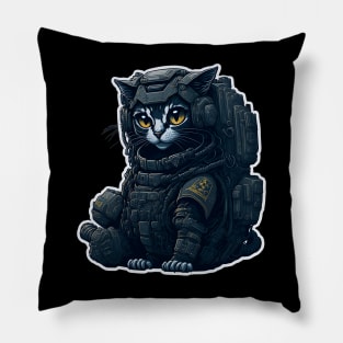 Mecha Cat_016 Pillow