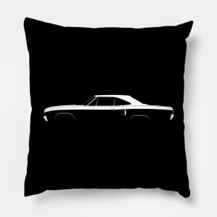 Plymouth Road Runner (1970) Silhouette Pillow